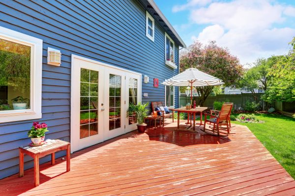Blue Siding Installation in Rowlett